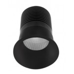 Foco Downlight LED COB fijo Redondo Negro Ø60mm 5w Konic